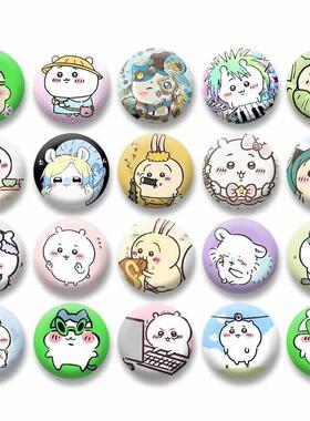 Cute Chiikawa Badge Cartoon Animation Peripheral Lapel P Tin