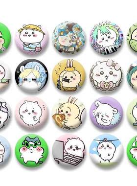 Cute Chiikawa Badge Cartoon Animation Peripheral Lapel P Tin
