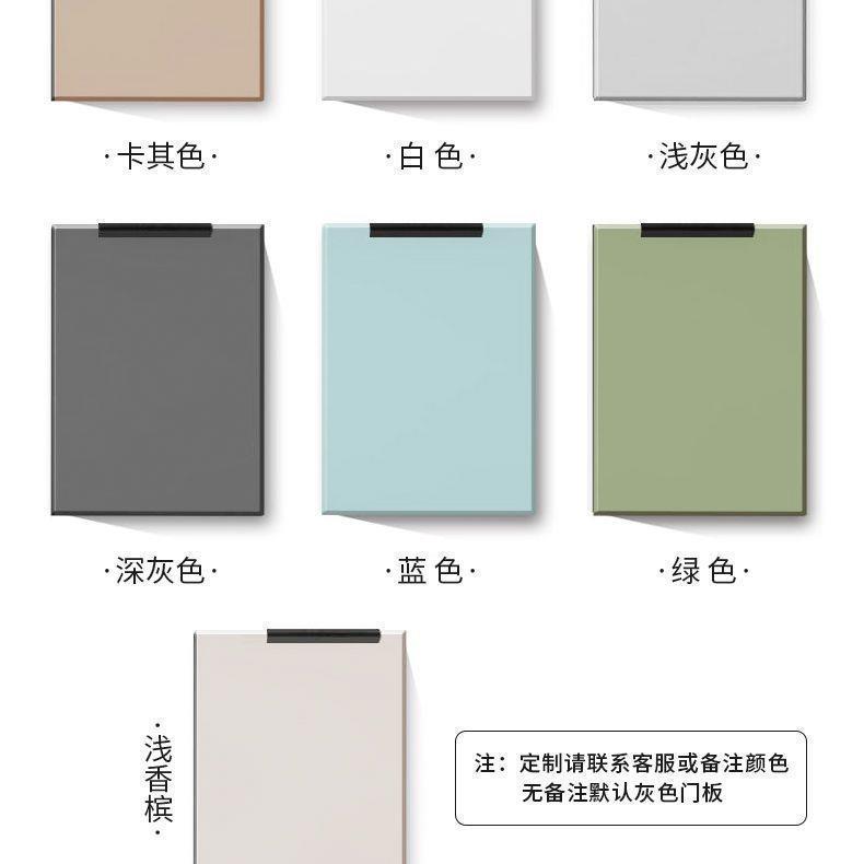 岩板台面厨房橱柜家用大理石橱柜一体式灶台柜简易经济型出租房柜