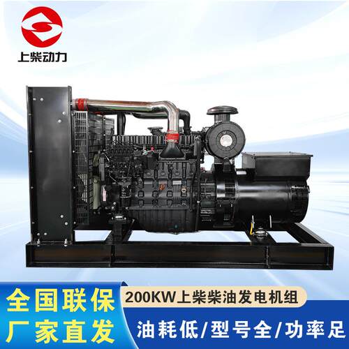上柴柴油发电机组 200kw上柴发电机柴油发电机组全国联保工厂直销