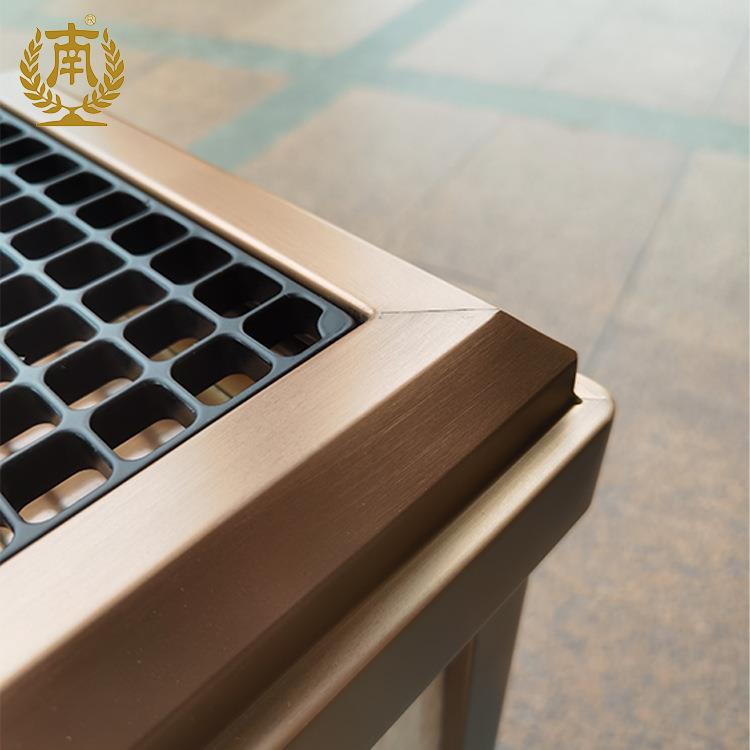 然广UGX场州酒店大堂商不锈钢天大理石座底圾烟灰垃桶GPX-235