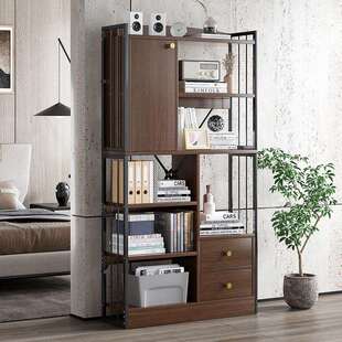 家达书架架落地多层断储SJ0015K1物架简易学生收亿纳架客厅隔书架