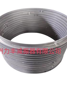 不锈钢角钢法兰软形连接圆口径法管道风管风机工业兰大盘双耐-高
