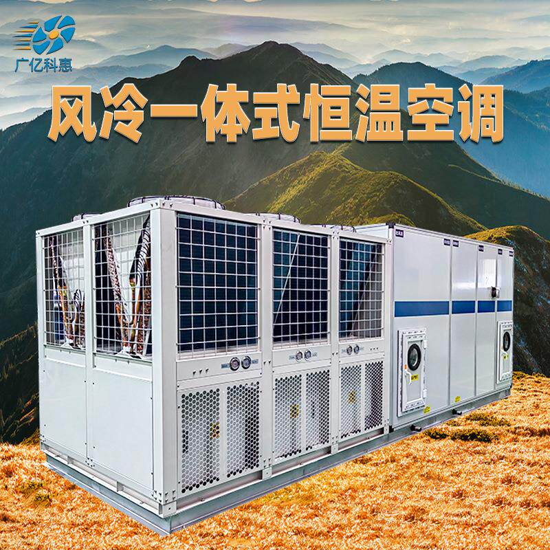 风冷直膨式新风空调喷涂制药车间空气净化机组屋顶工业精密变频