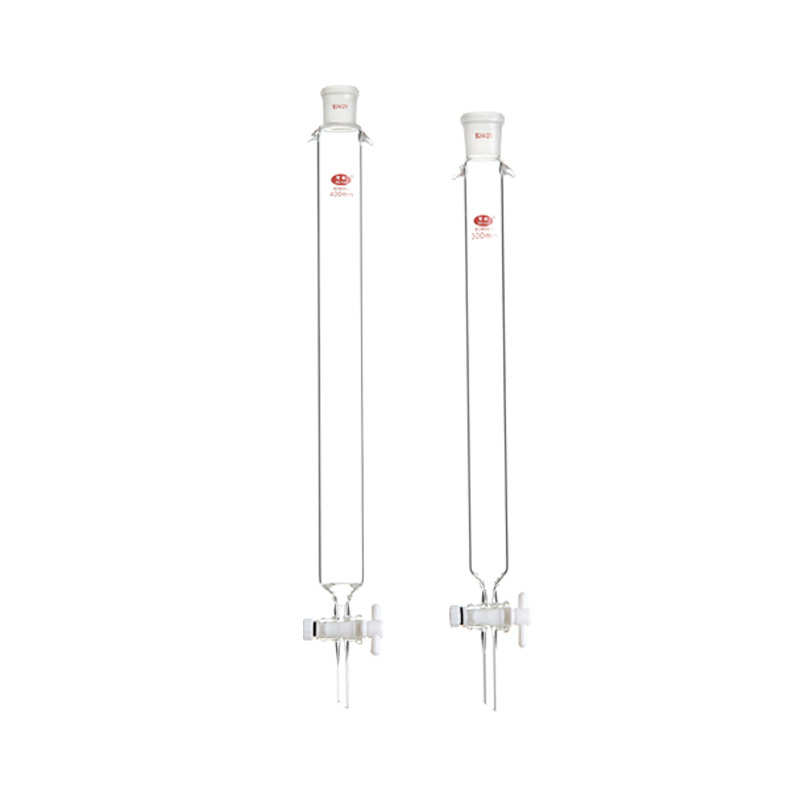 无砂芯层析柱  离子交换柱 高硼硅玻璃材质四氟活塞无砂芯过滤柱