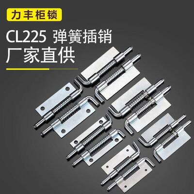 弹簧插销CL225-1不锈钢铰链 高低压电箱门轴配件 耐重50kg