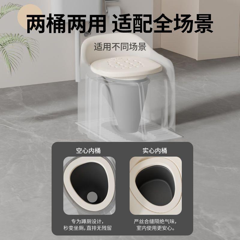 儿童老人洗澡坐便椅二合一小沙发epp轻便防滑浴室卫生间卧室两用