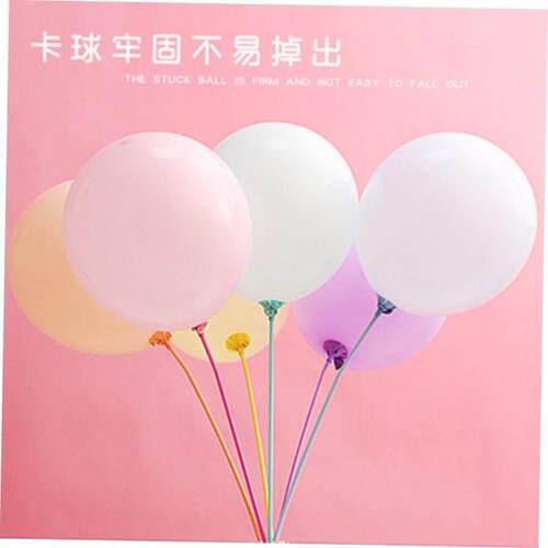 Balloon tow bar colored plastic
