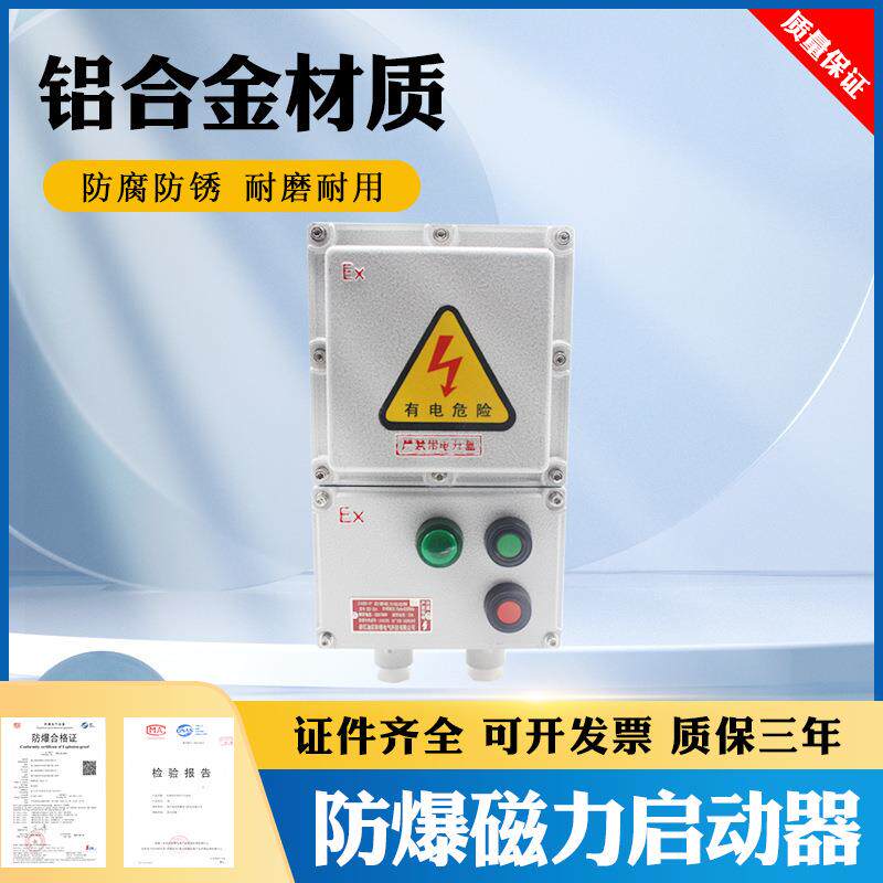 防爆磁力启动器 BQC-40A 防爆断路器 转换照明开关 指示灯接触器