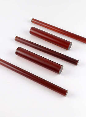 定制厂家加工直供板 聚酰亚胺圆YS20棒 黑棕色pi棒材料加工