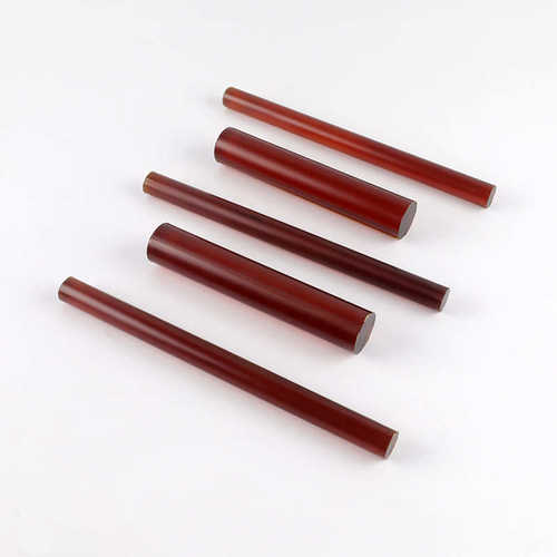 定制厂家加工直供板 聚酰亚胺圆YS20棒 黑棕色pi棒材料加工