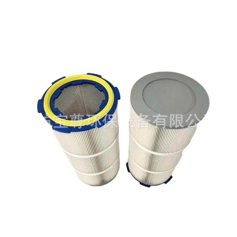 六耳快拆除尘滤筒325*215*660除尘过滤器滤芯粉尘净化折叠滤筒