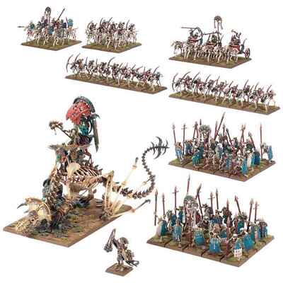 战锤 旧世界 古墓王克姆瑞 拆包 Tomb Kings of Khemri Edition