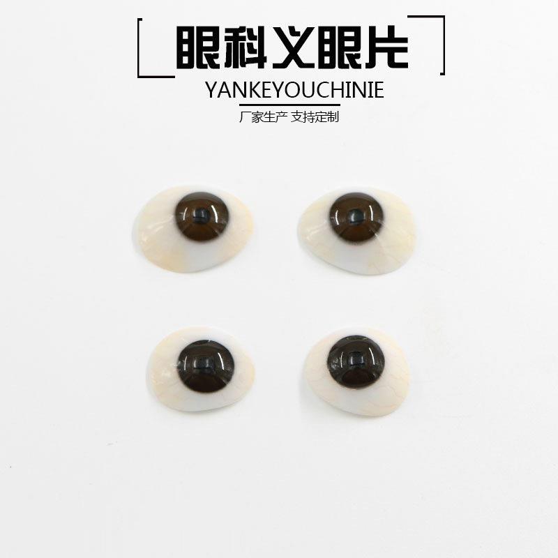 分子树脂眼球义眼片眼球萎缩摘除超薄假眼残疾义眼台用眼球
