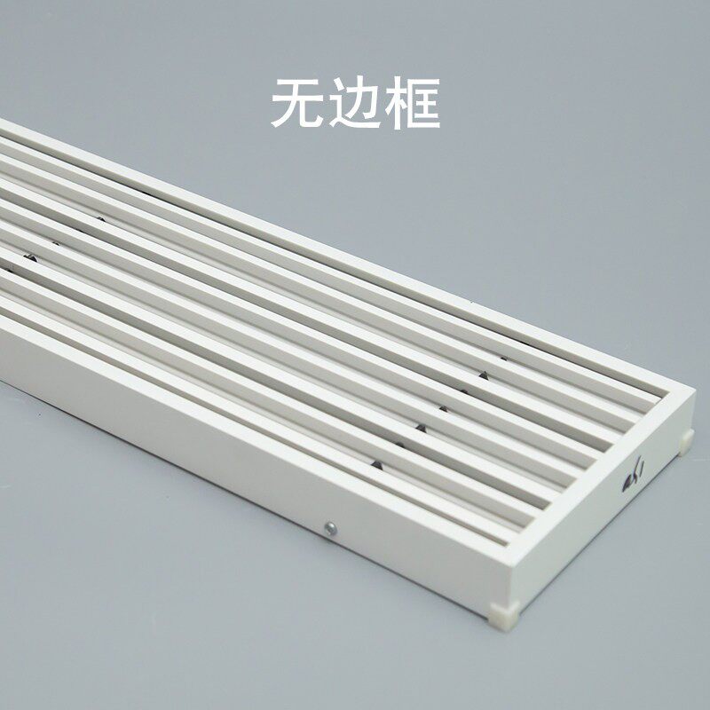 ABS中央空调出风口格栅隐形无边框窄内嵌加长百叶新风回风口定制