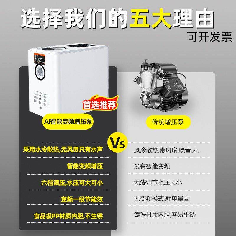 丹麦进口增压泵家用静音吸自KSO28自来水压泵泵小型永磁变频加泵