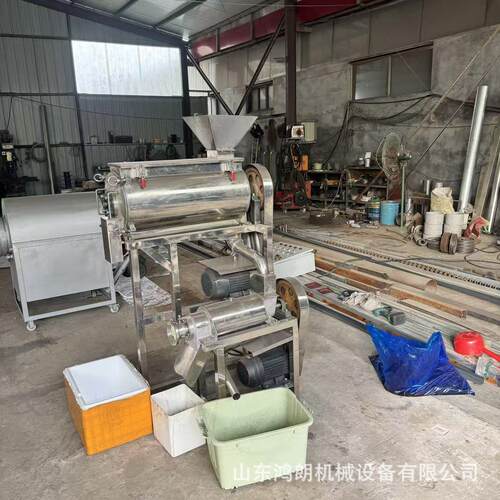 不锈钢工业压榨机果蔬螺旋自动榨汁机破碎挤汁机蔬菜渣汁分离