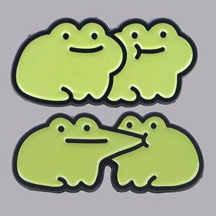 Cute Frog Enamel Pin Funny Brooch Pines Lapel P Badge on Bac