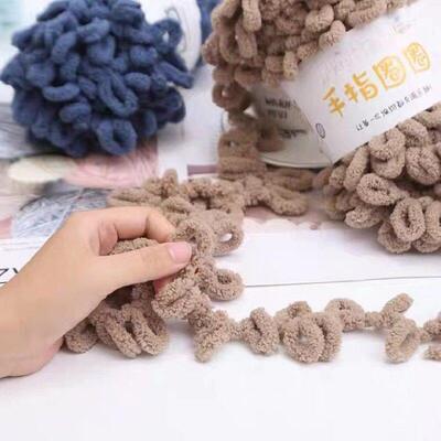 100g/Roll Finger Loop Yarn Thread Puffy Soft Chenille Chunky
