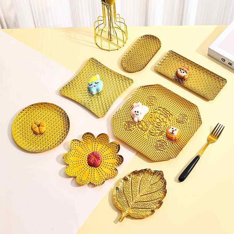 欧式小托盘家用创意水果盘早餐点心盘蛋糕店摆盘放茶杯茶盘收纳碟,餐饮具,果盆/果盘/果篮,淘宝优惠券,粉丝福利购,淘宝优惠卷