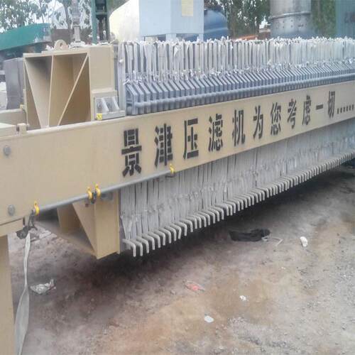 二手景津全自动压滤机水 全滤自藻bw100动污泥脱压机硅土压滤机