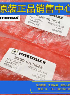 PNEUMAX纽迈司迷你气缸1260.25.250.MA/1262.32.100MA/1261.20.25