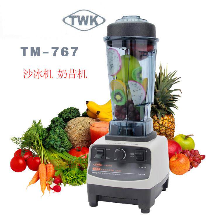台湾小太阳TWK-TM767冰沙机商用搅拌机冰沙机刨冰机800奶昔料理机