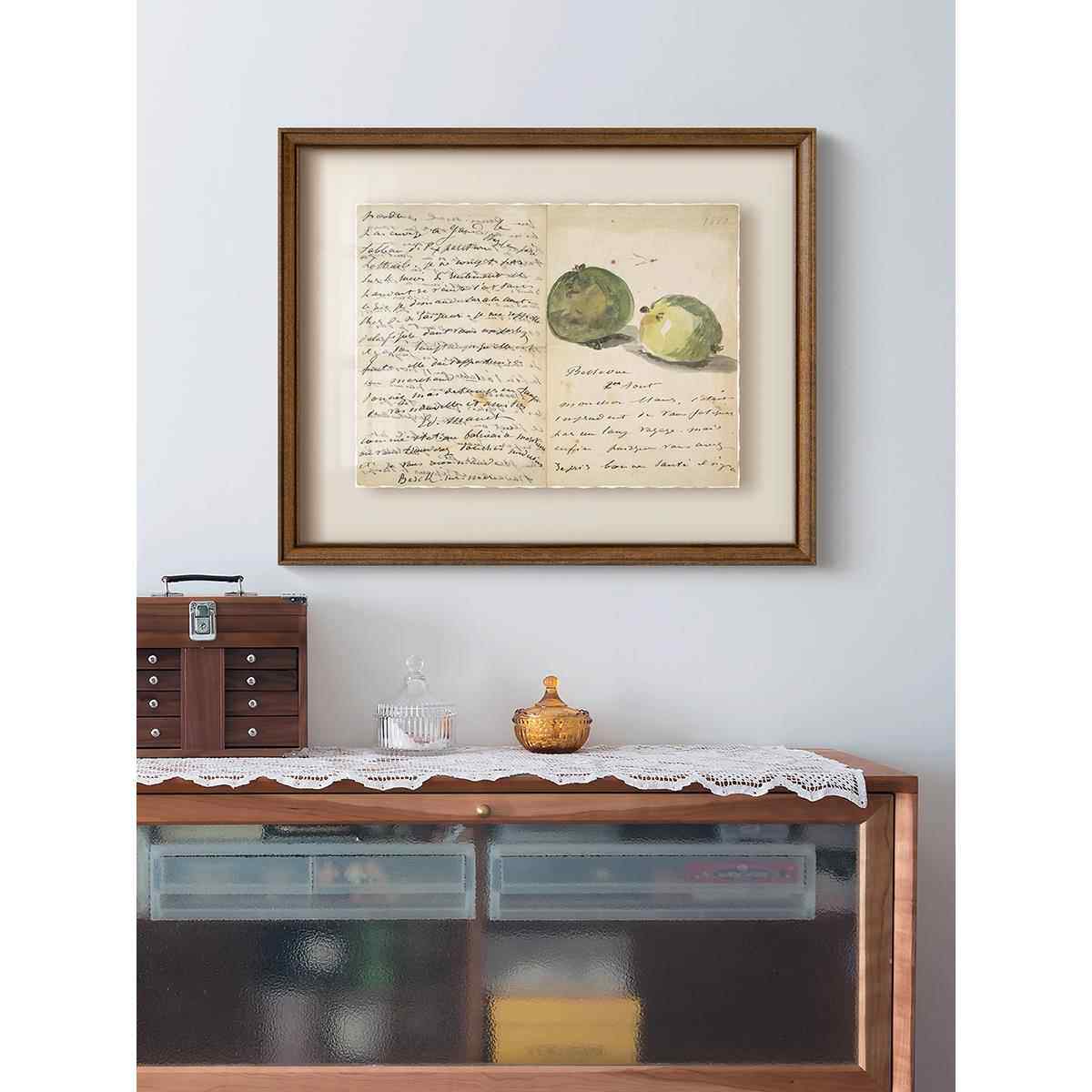娜娜的信：印象派挂装装饰画，中世纪挂画，法式覆古餐厅客厅壁画