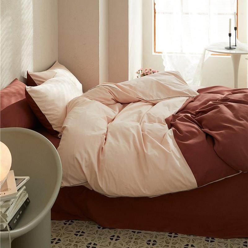 轻绒奢风100支长棉加厚磨四套秋冬床单被套床20230912笠件亲毛肤