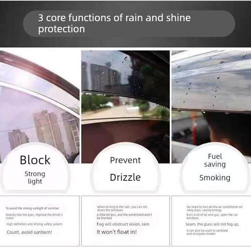 雅迪ev301系能源电动三轮车车窗雨眉雨挡