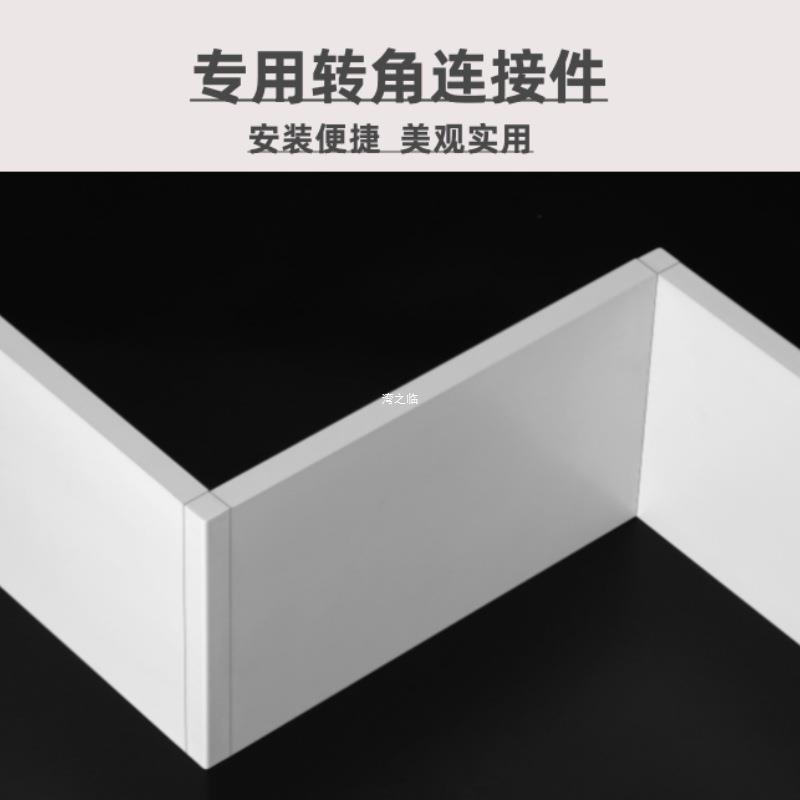 加宽窗帘盒窗帘箱遮光遮丑直板顶装防新品加高铝合金窗帘装饰挡板图片
