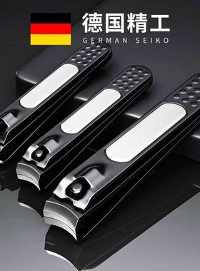 指甲刀2025热销wooki指甲剪平口指甲钳斜口甲沟修脚钳成人家用单