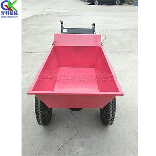 小型工推拉运翻输地车 斗车 建筑施工汽917油斗车手推汽油三轮灰