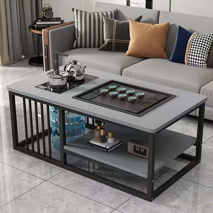 客厅茶几家用桌子简约办公室茶台小户型简易泡茶套装一体功夫茶桌