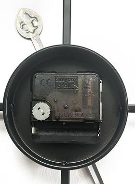 货挂钟简约时壁钟源复古VPE钟表饰钟圆形铁艺挂装钟表