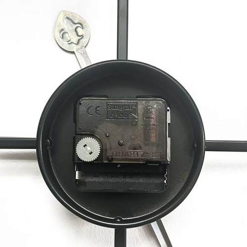 货挂钟简约时壁钟源复古VPE钟表饰钟圆形铁艺挂装钟表