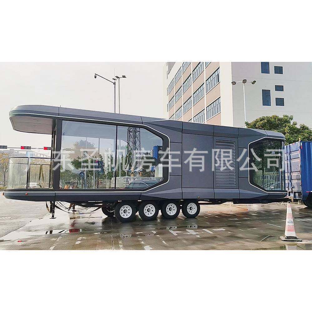 拖挂太空舱阳光房星空屋文旅太空舱铝板活动板房的厂家生产基地