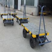 平板手拉拖车 无轨胶轮拖车 小型 搬运手拉小推车 手拉平板小拖车