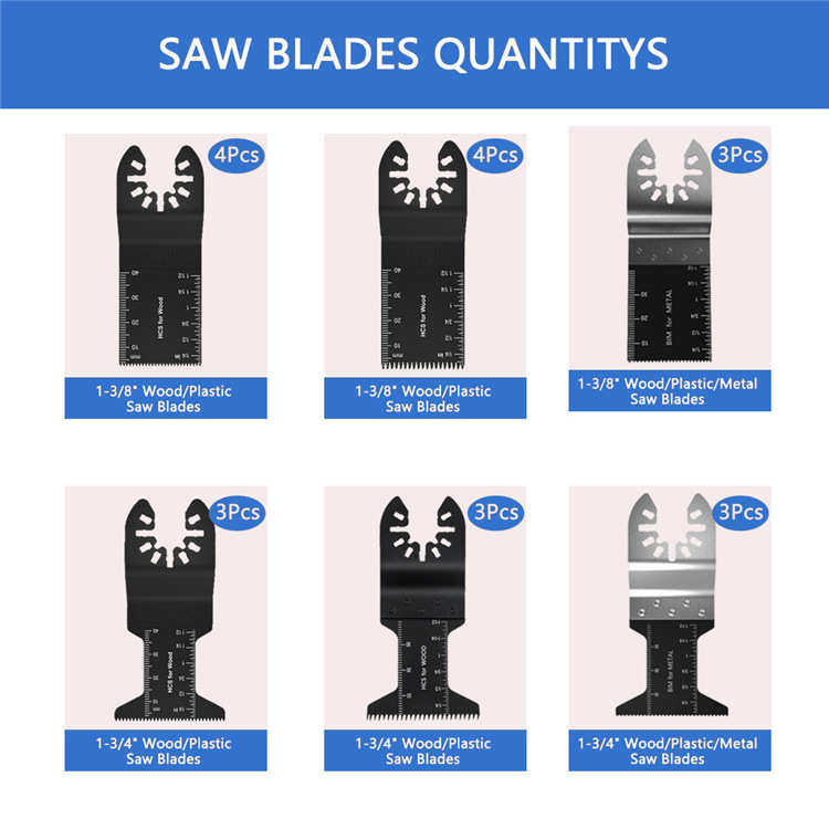 20片6种规格多功能万用宝锯片刀片切金属合金塑料木工快装接头,五金/工具,其它电动工具,淘宝优惠券,粉丝福利购,淘宝优惠卷