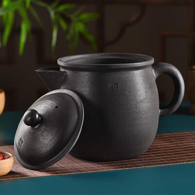 正品四雅安荥经式砂锅朱砂氏器熬药中药壶川老药罐