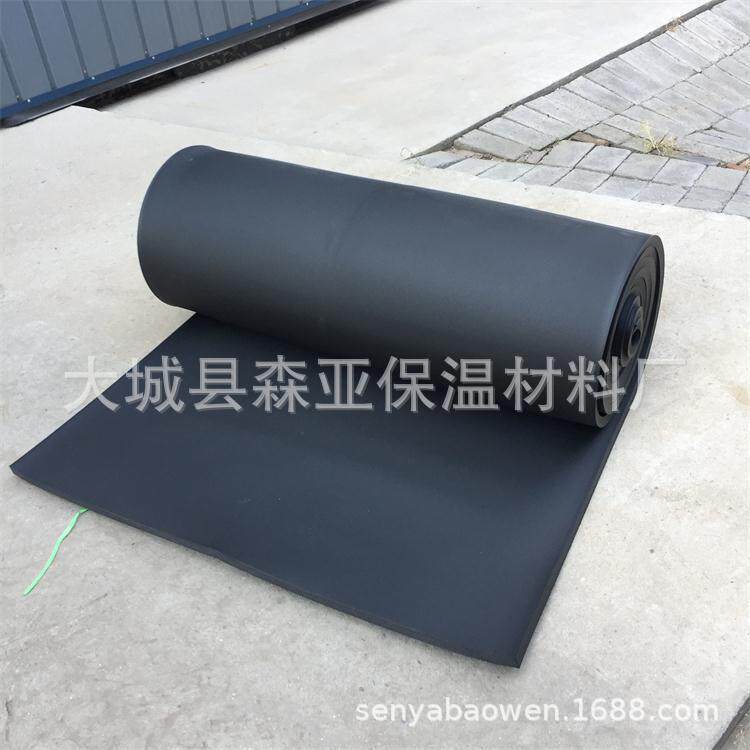 厂家橡塑海绵保温板阻燃房顶隔热棉隔音绝热橡塑板