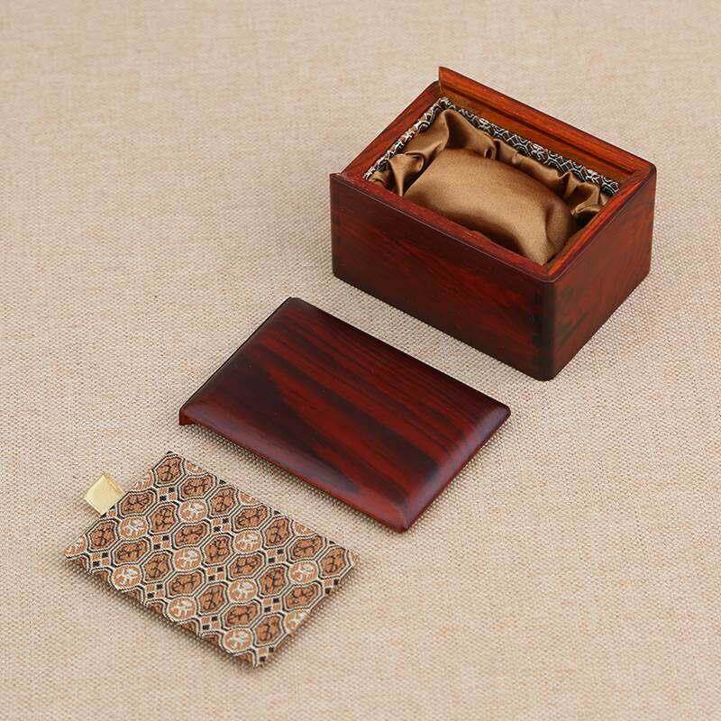 红木文玩首饰盒核雕玉石古钱币珍藏收纳盒实木质印章玉佩礼品锦盒