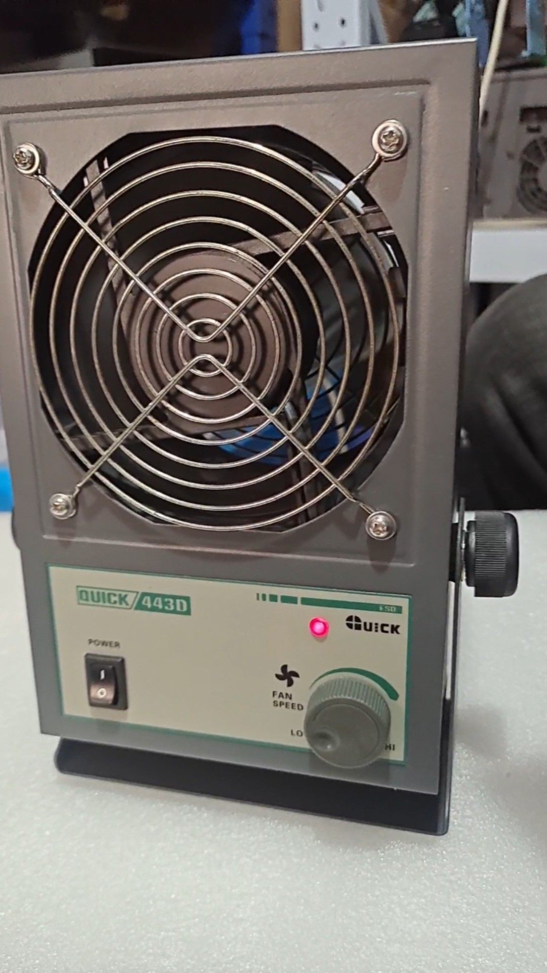 lQUICK快克443D智能静电消除器负离.交流型离子风机，