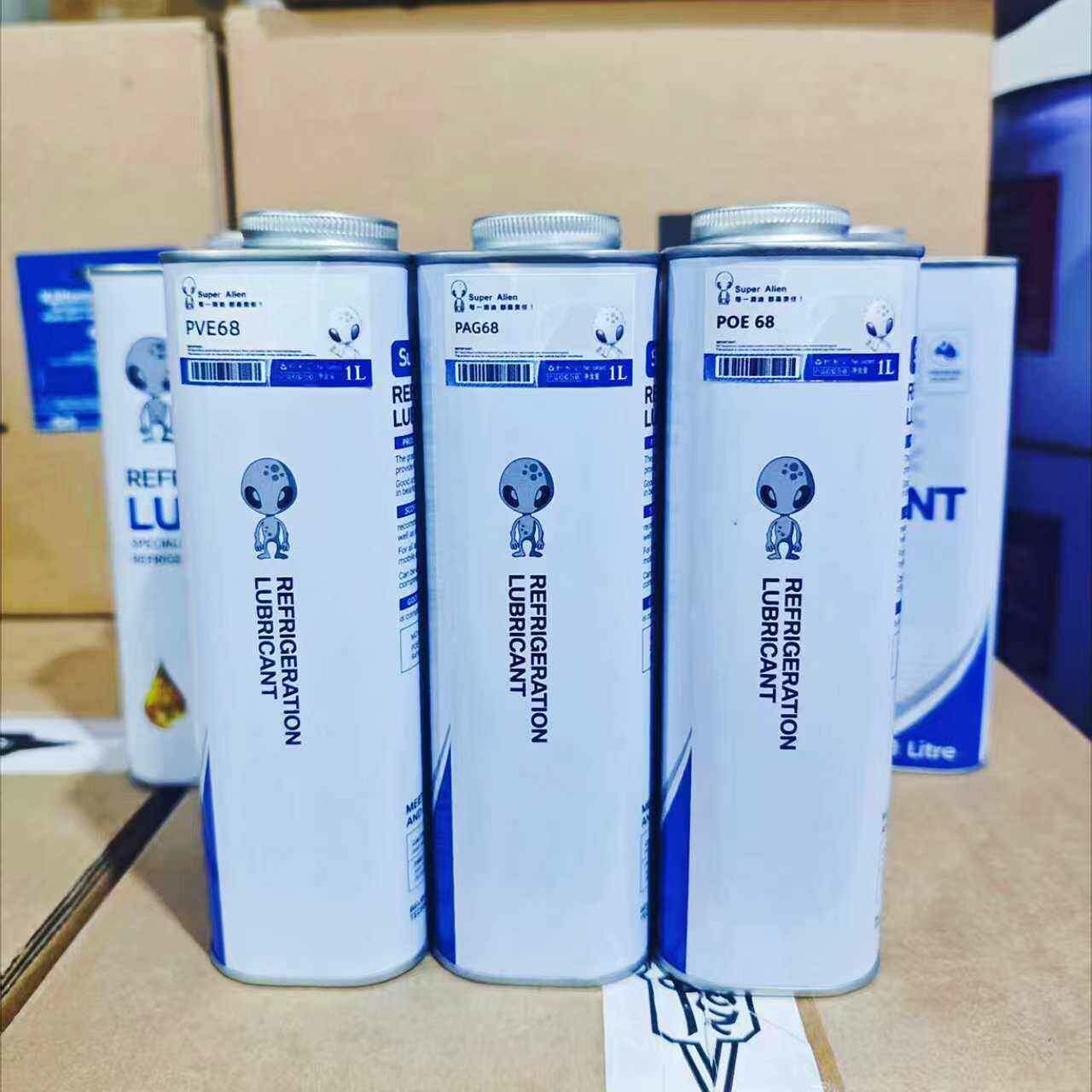 汽车空调压缩机润滑油PAG46 POE68新能源冷冻油PVE68冷冻液雪种油