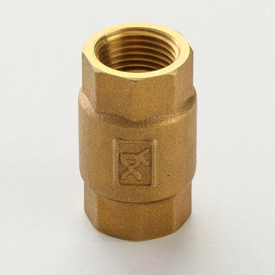 永德信正品 410黄铜立式止回阀 止逆阀 逆止阀 DN15 DN20 DN25