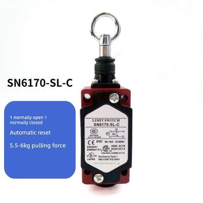 安全拉绳开关SN2170/SN6170-SL-C-R急停开关拉线行程限位开关