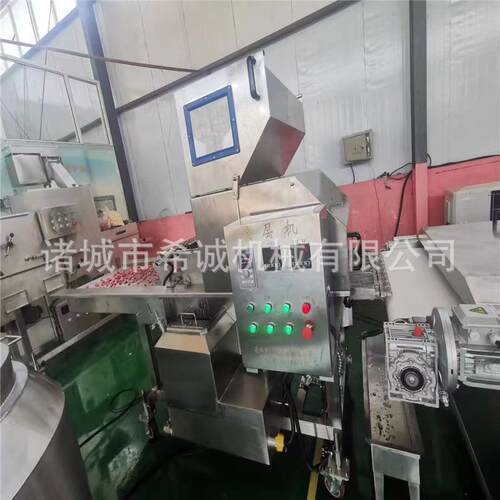 巧克力上浆机自动喷淋式上巧克力涂层机 巧克力派代可可脂裹浆机
