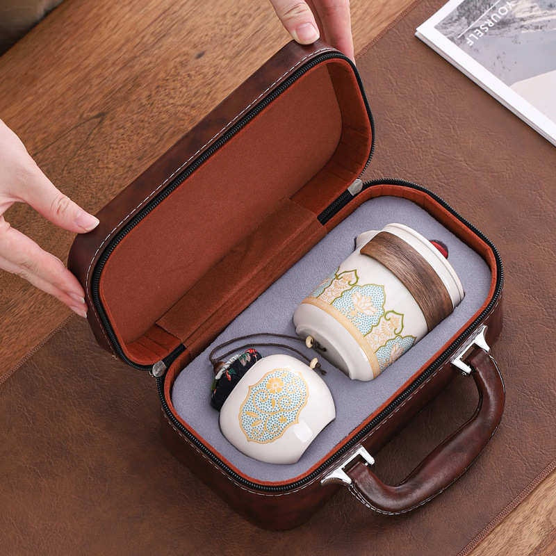 古韵旅行茶具套装户外便携一壶四杯快客杯中式商务礼品批发印logo,餐饮具,旅行茶具,淘宝优惠券,粉丝福利购,淘宝优惠卷