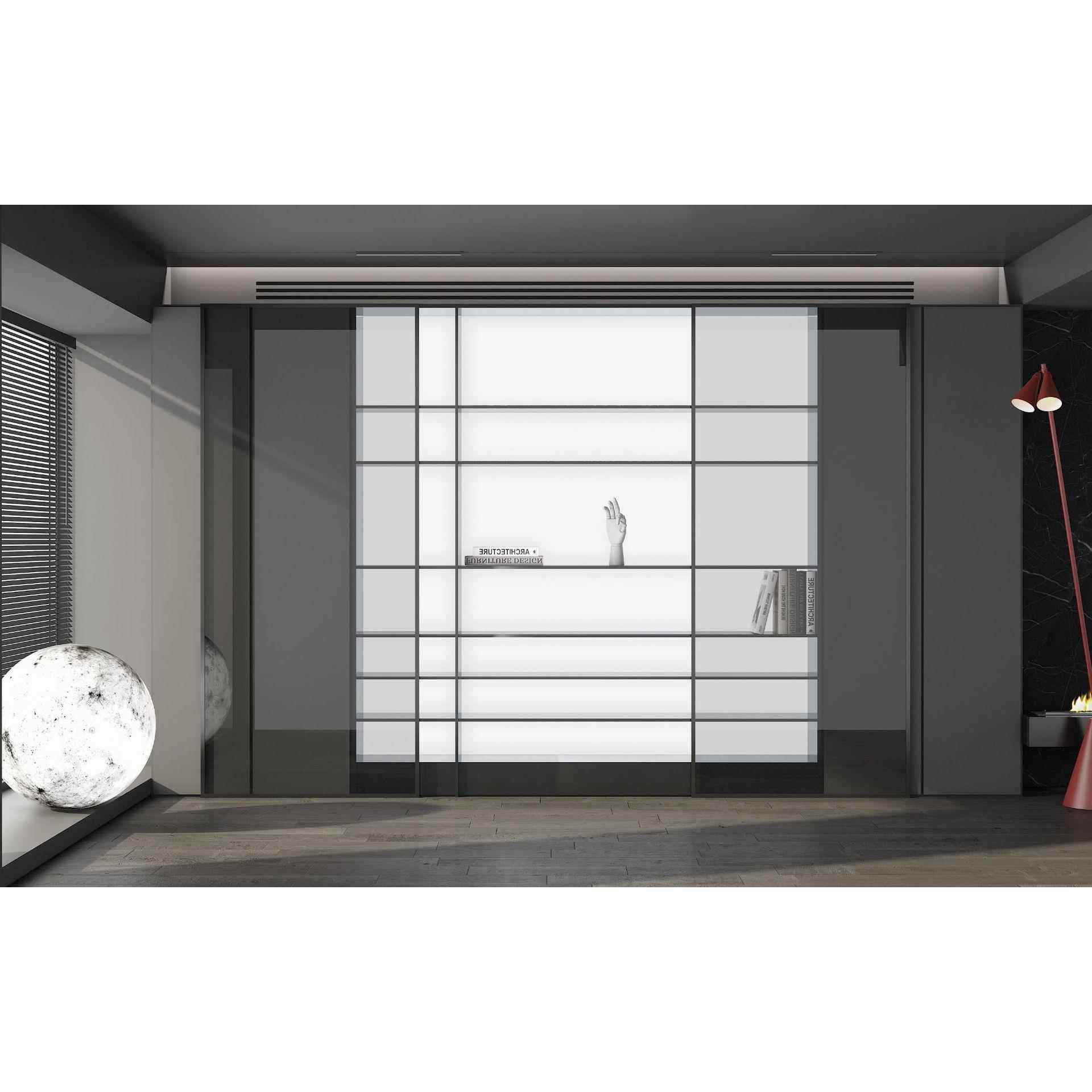 如简家居客餐厅意式极简铝板柜LE发纳光展厅示架高D端现无品牌/代