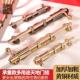 纯黄铜地插销中式 户外加长加厚门闩 彷古庭院实木大门天地插销老式
